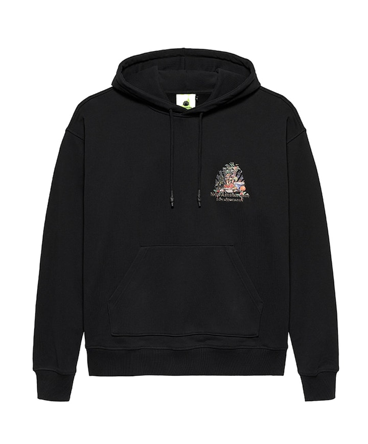 Heren hoodie zwart