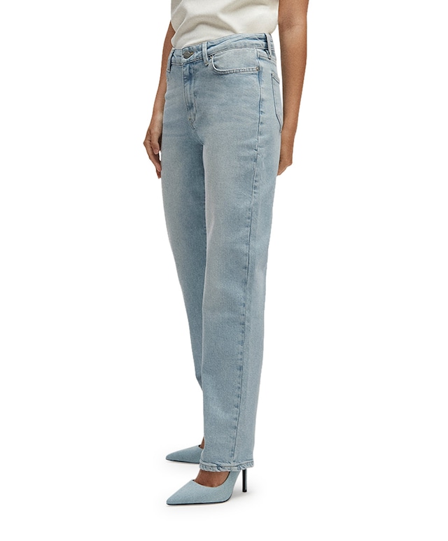 Scotti relaxed straight jeans blauw