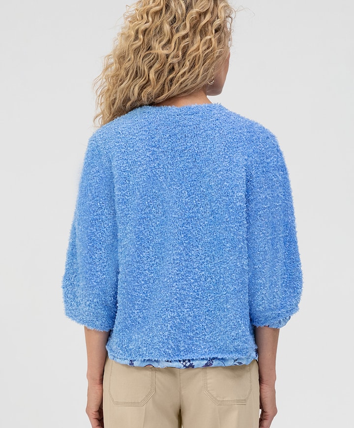 Dames vest blauw