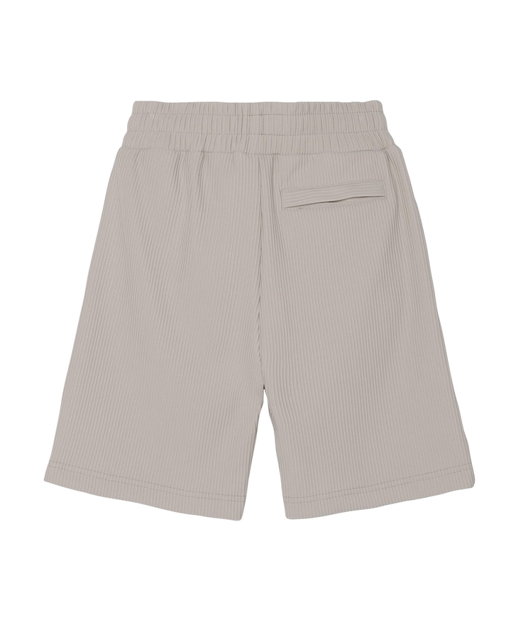 Ribbed Script jongens korte broek ecru