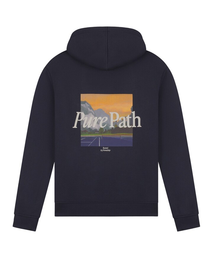 Heren sweater blauw