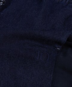 western chambray dames broek blauw