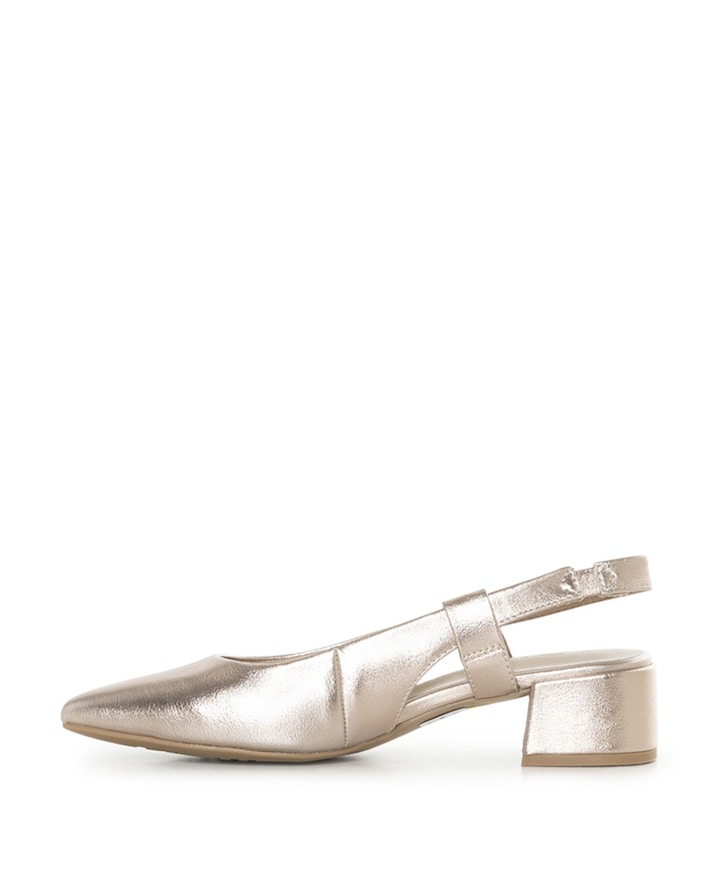 dames slingbacks goud