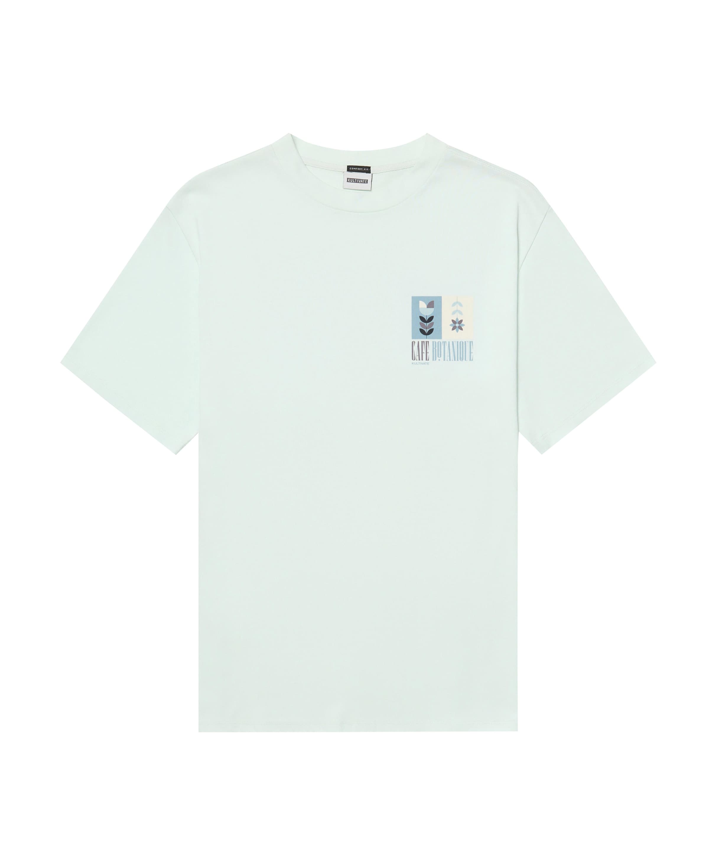 Heren T-shirt blauw