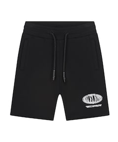 Lifestyle Damaged Hem jongens korte broek zwart