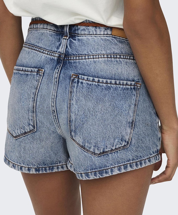 ONLKELLY HW AZG NOOS dames korte broek blauw