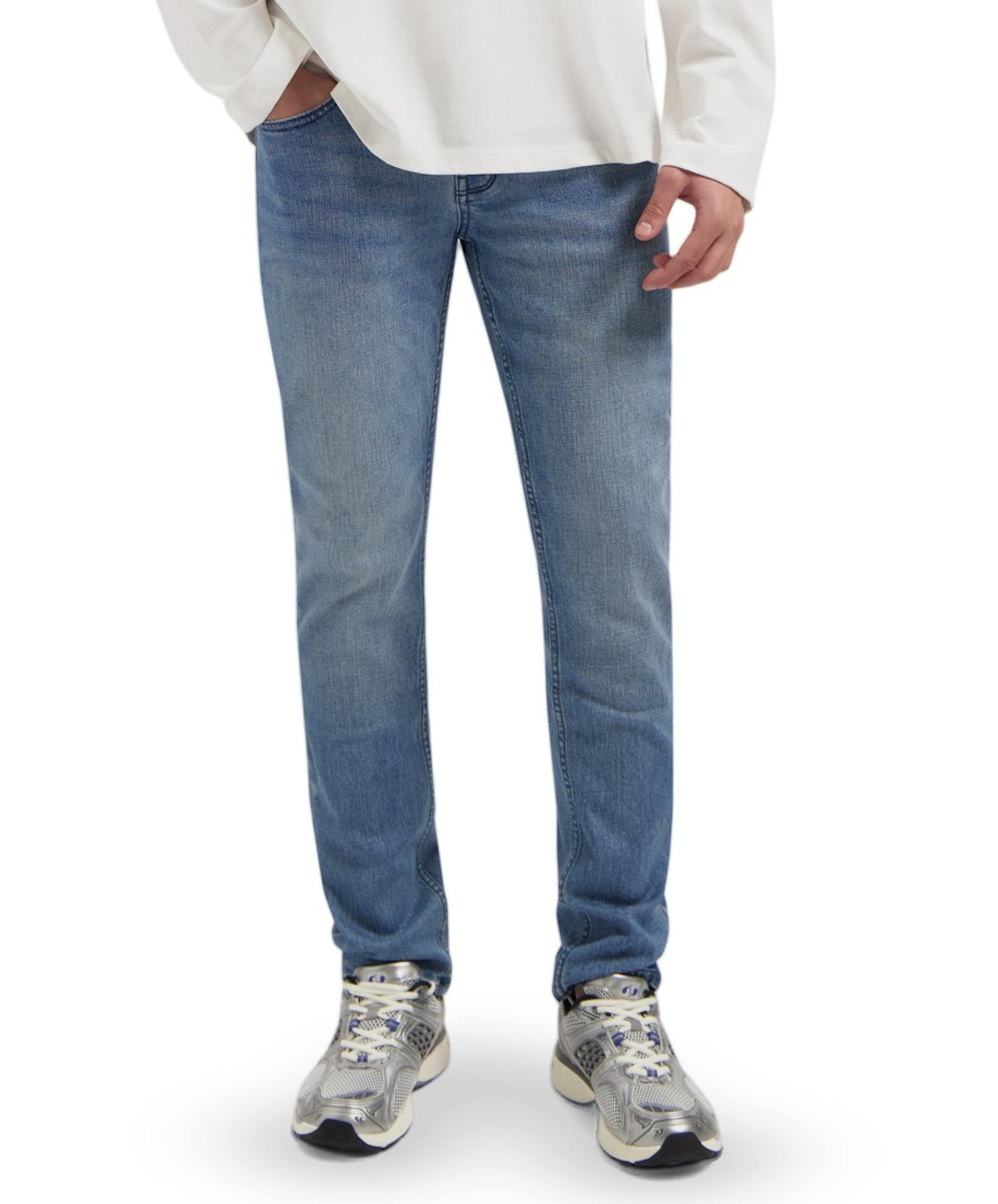 The Ryan Slim Fit Jeans heren jeans blauw