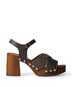 Zada dames sandalets bruin