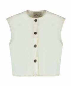 Gilet ecru