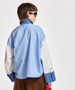 Dames blouse blauw