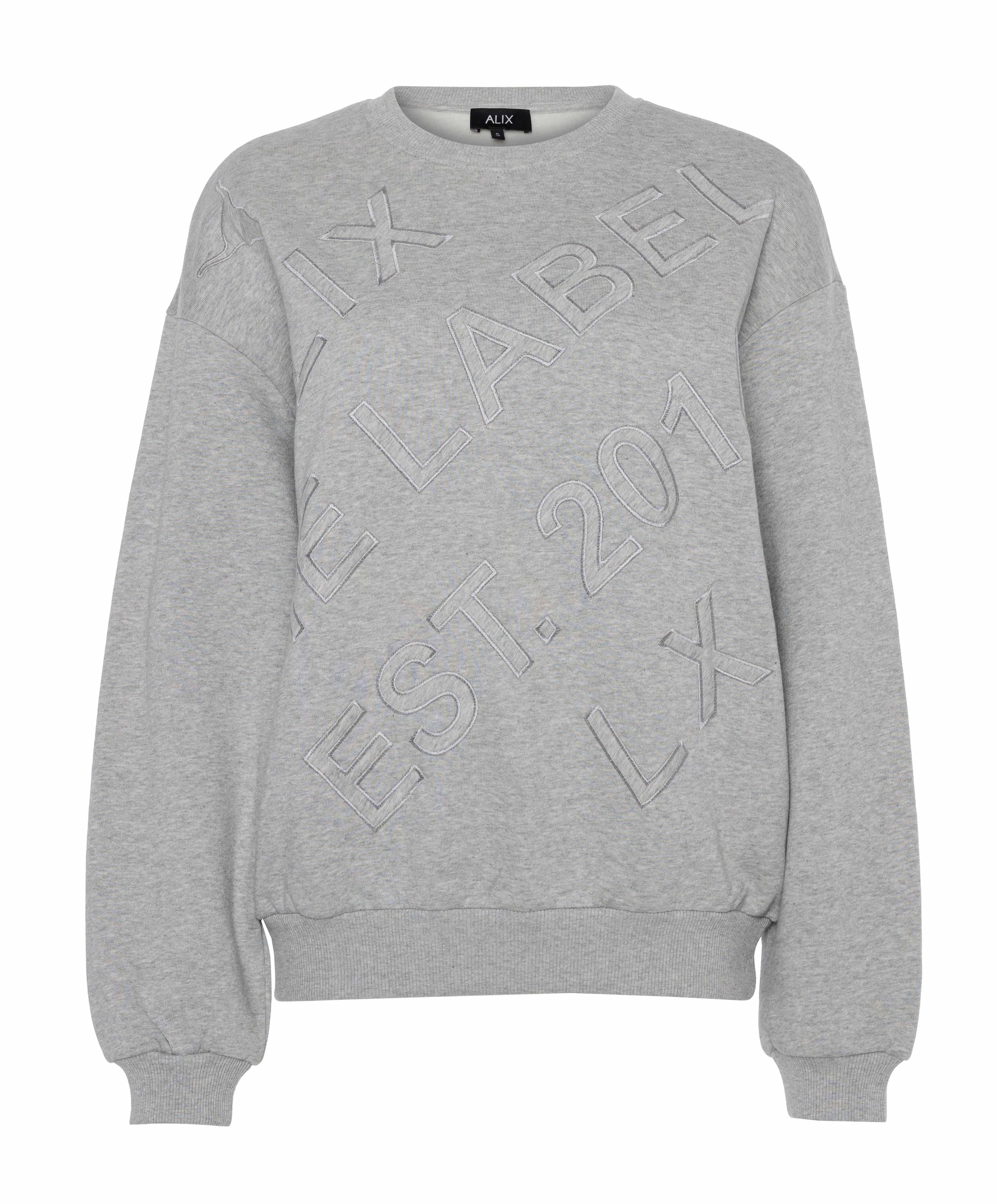 Dames sweater grijs