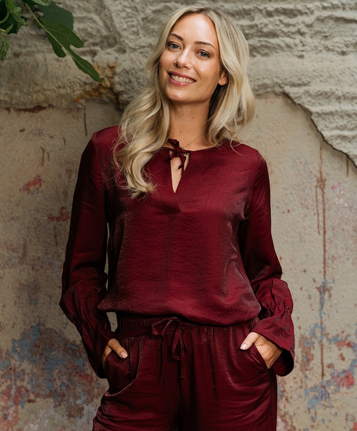 Blouse bordeaux