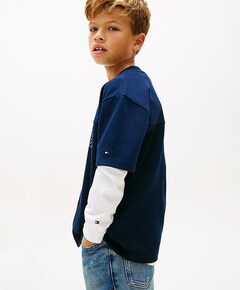 Jongens t-shirt blauw