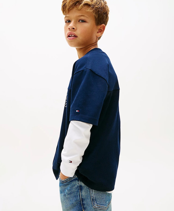 Jongens t-shirt blauw