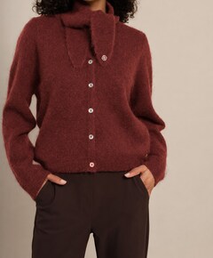 Dames vest bruin
