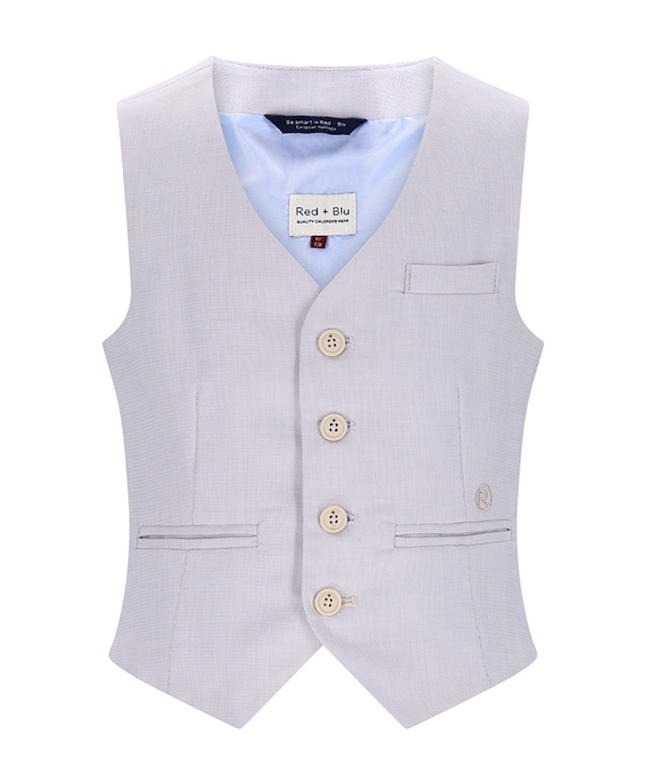 Jongens gilet grijs