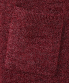 Dames vest bordeaux