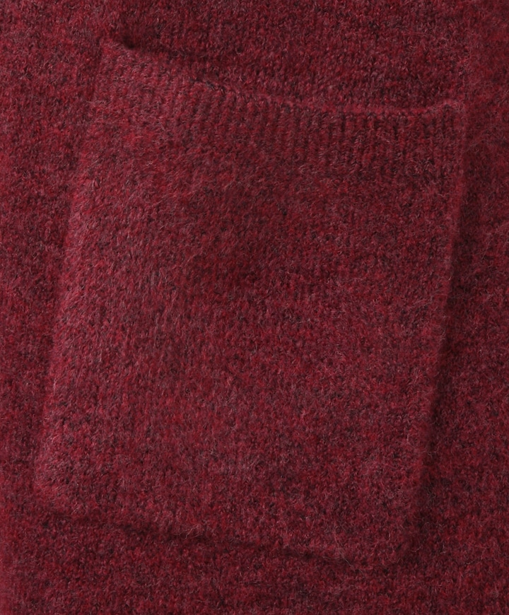 Dames vest bordeaux