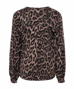 Dames blouse bruin