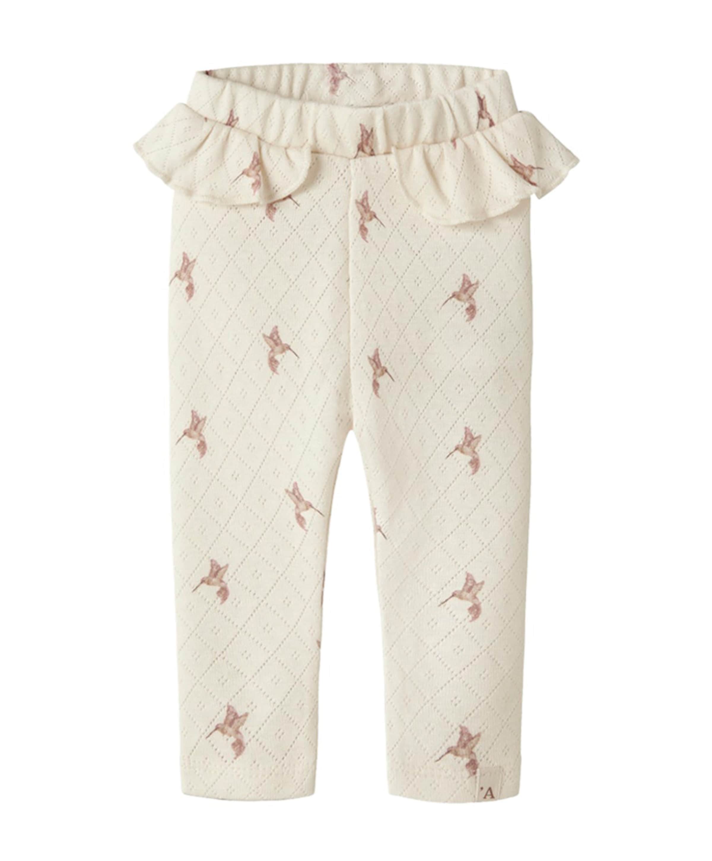NBFRACHELLO SIG SLIM LEGGINGS HEA L meisjes broek ecru