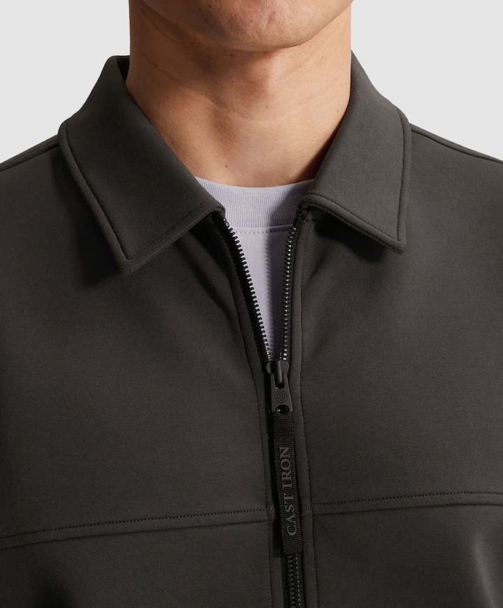 Heren vest grijs