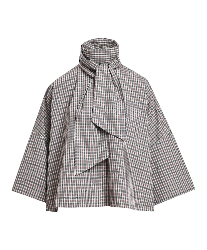 Dames blouse grijs