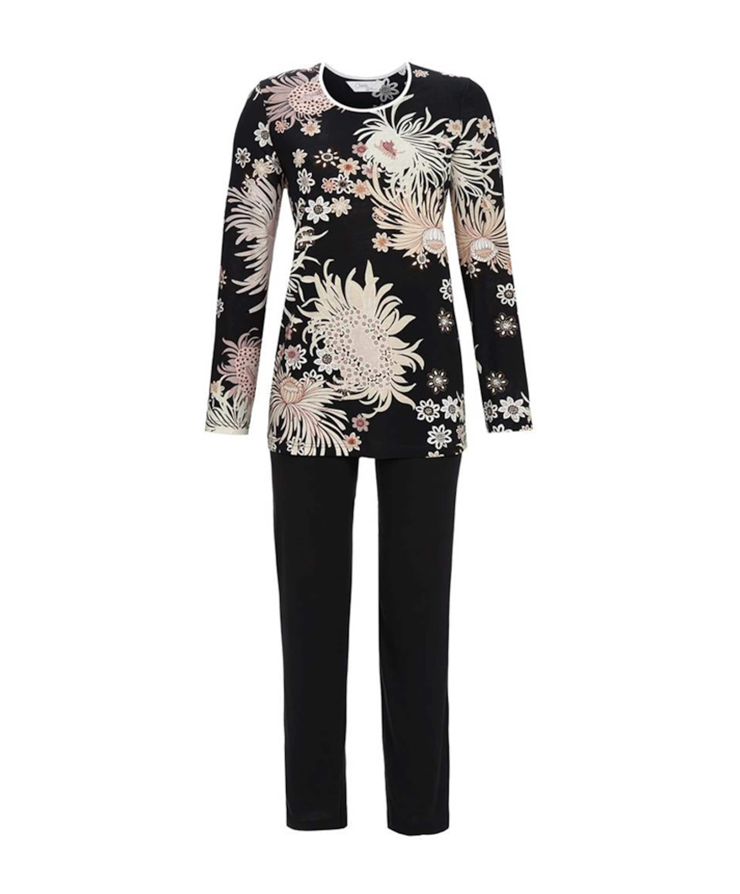 Dames pyjamaset zwart