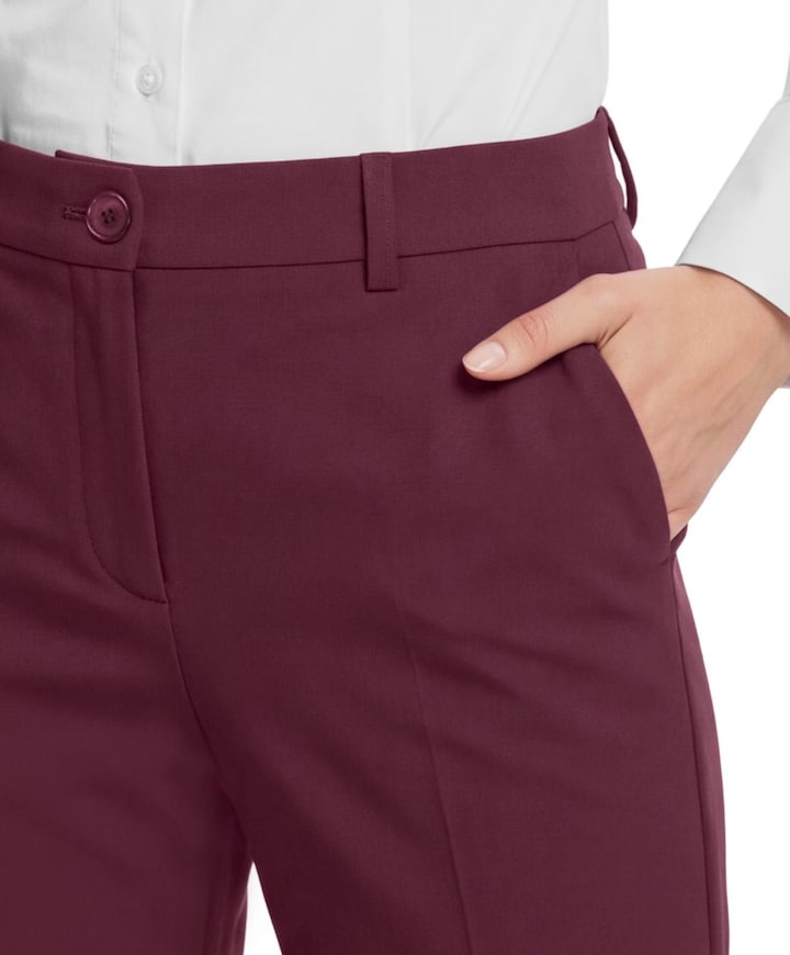 7/8 dames pantalon bordeaux