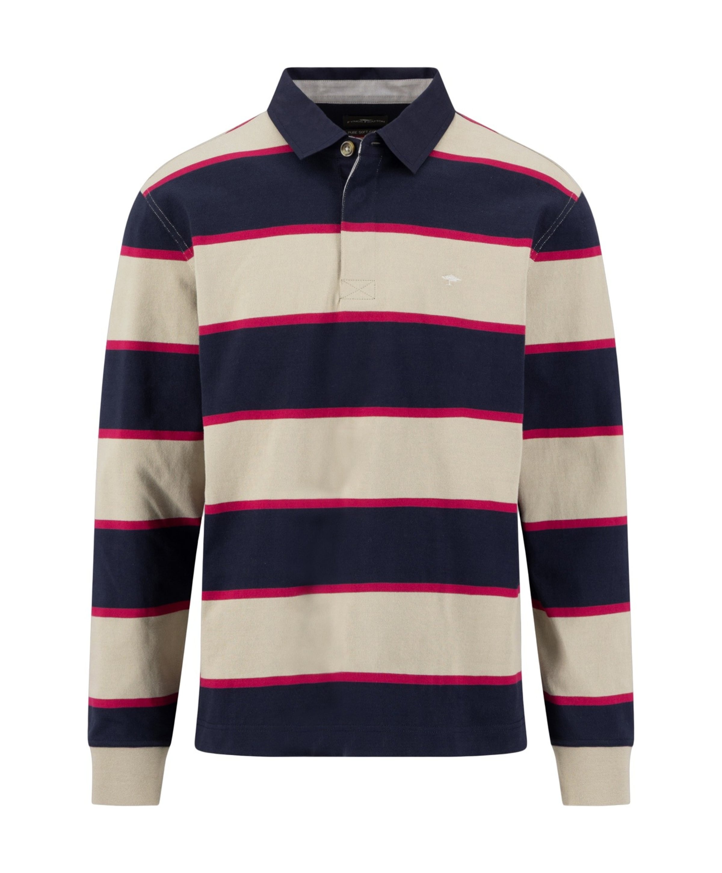 Heren polo beige