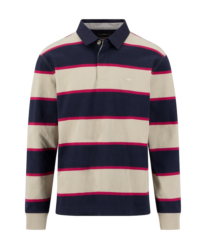 Heren polo beige