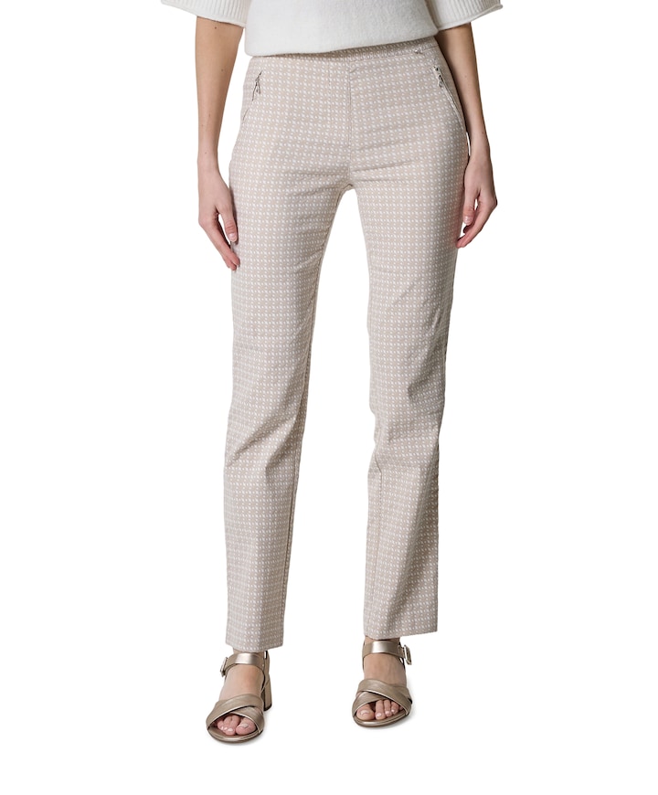 Alice Zip dames broek beige