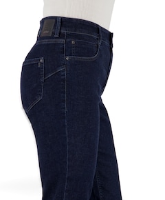 Hose 5-Pocket Straight dames jeans blauw