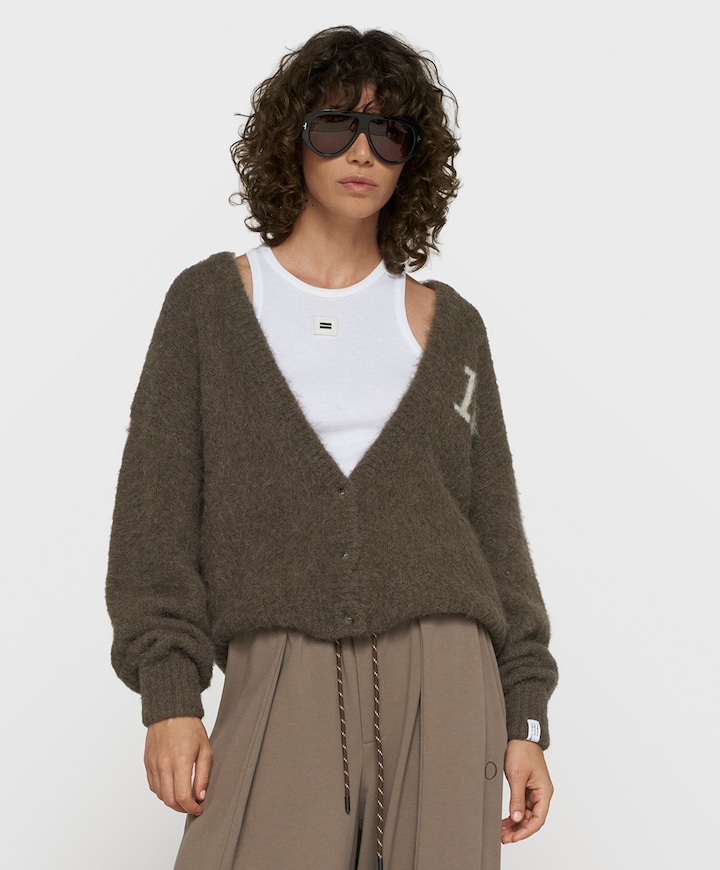 Dames vest groen