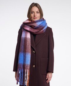 Dames sjaal blauw