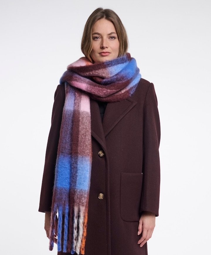 Dames sjaal blauw