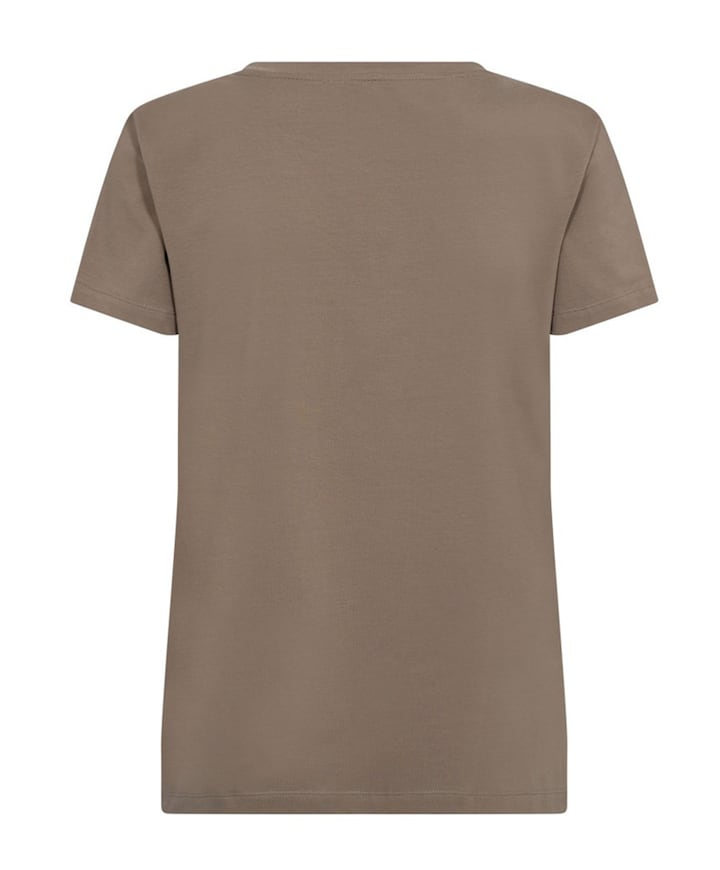 Dames t-shirt beige