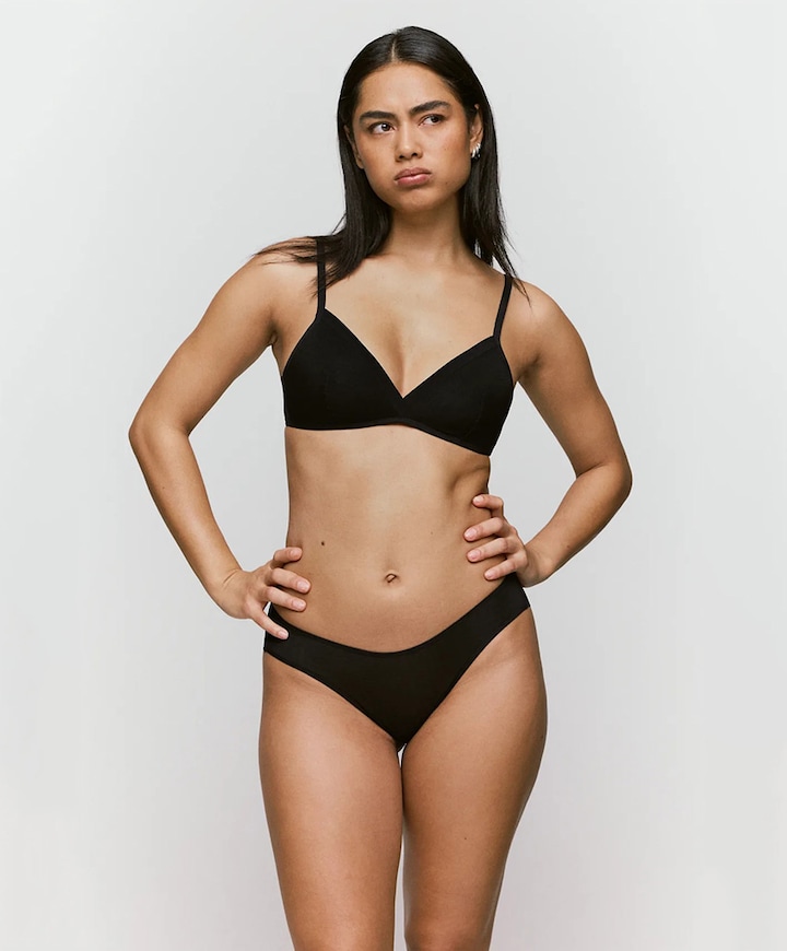 Dames bralette zwart