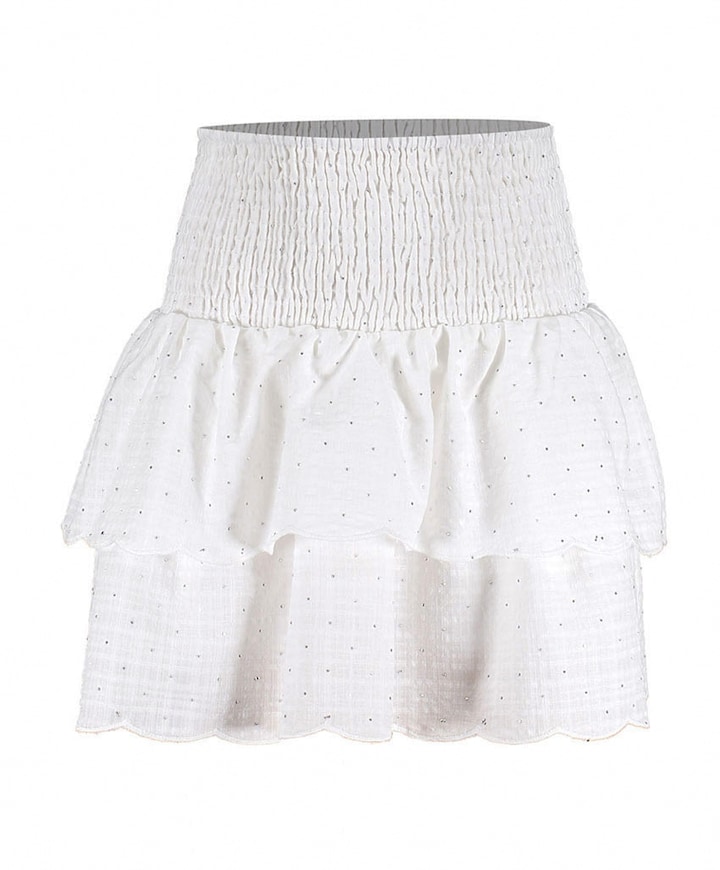Meisjes rok ecru