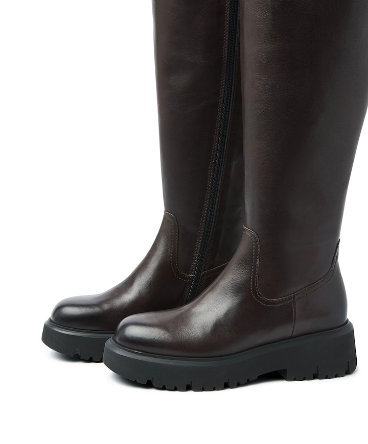 Ziva Vienna dames laarzen bruin