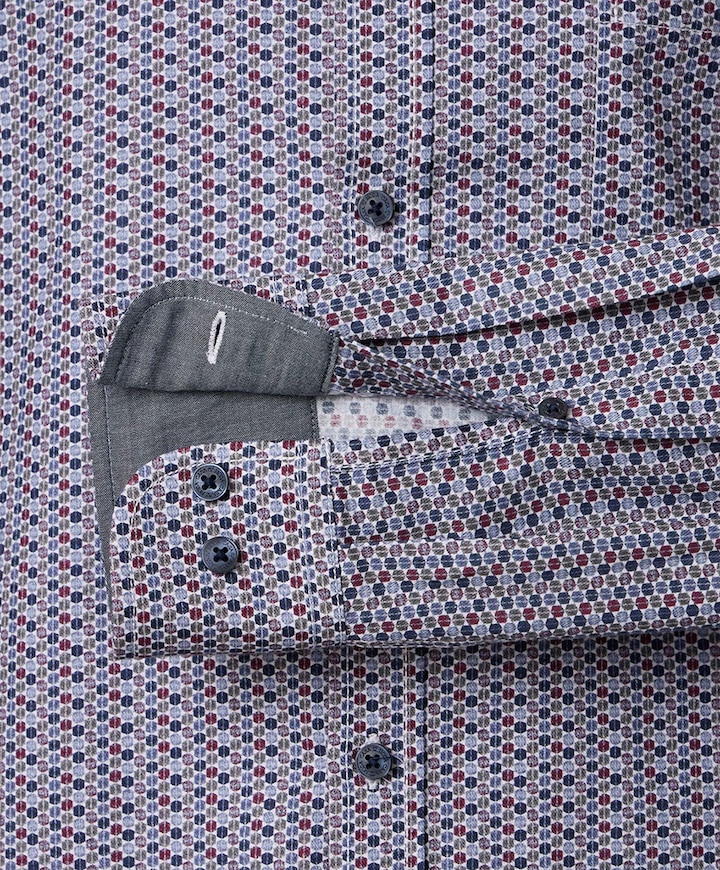 Overhemd lange mouw blauw