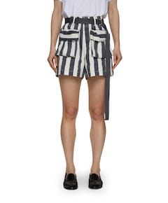 utitlity dames korte broek grijs