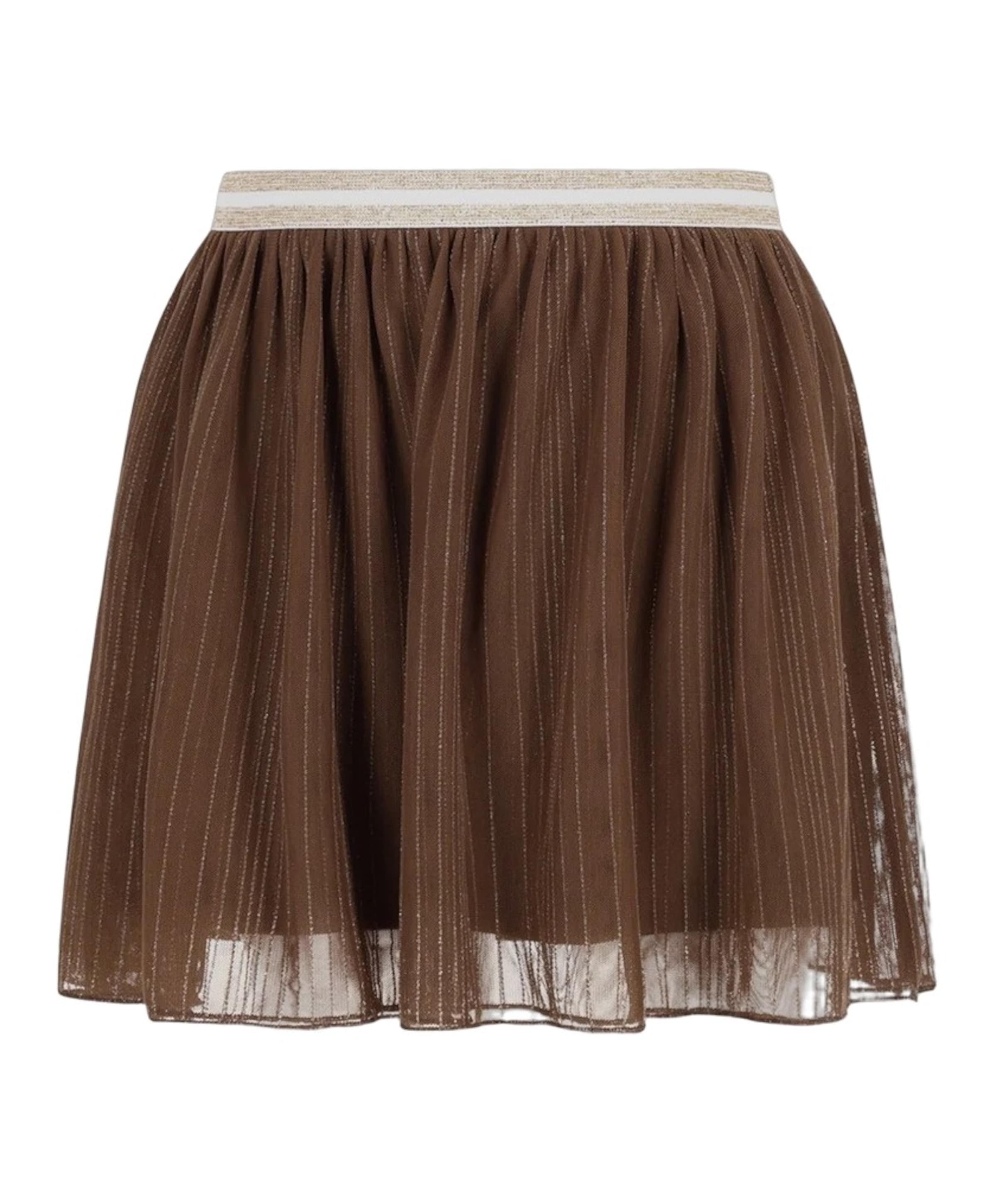Meisjes rok bruin