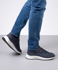 Mazzerato heren sneakers blauw