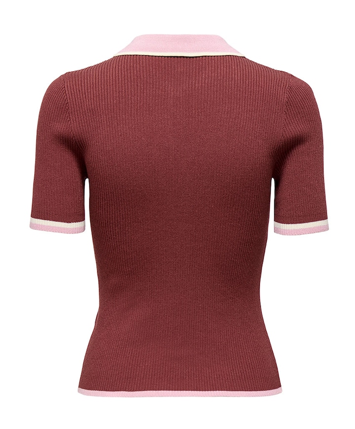 Dames polo bordeaux