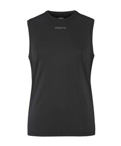 Heren singlet zwart