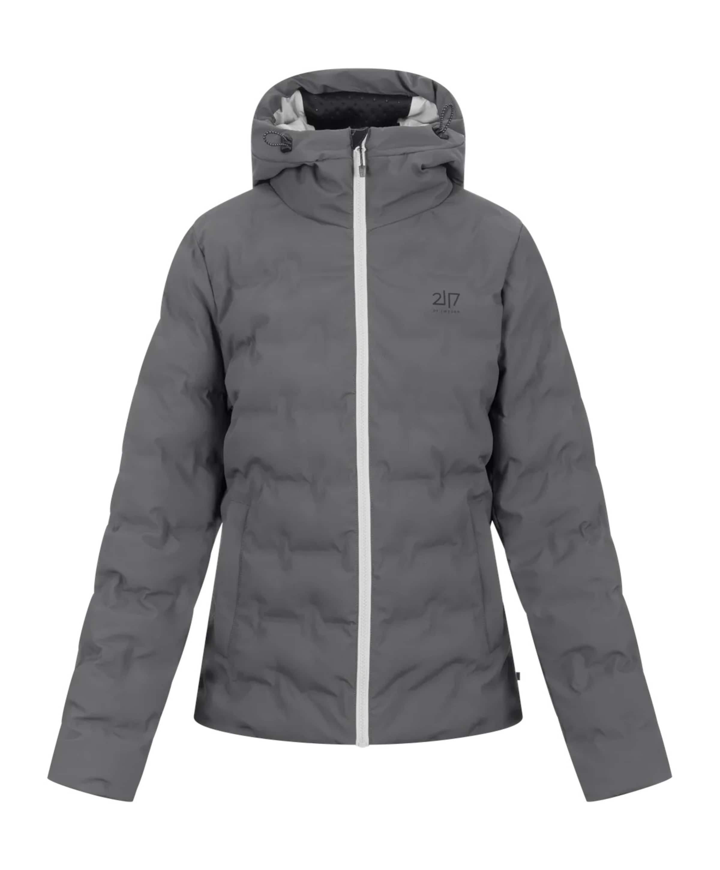 Dames ski-jas grijs
