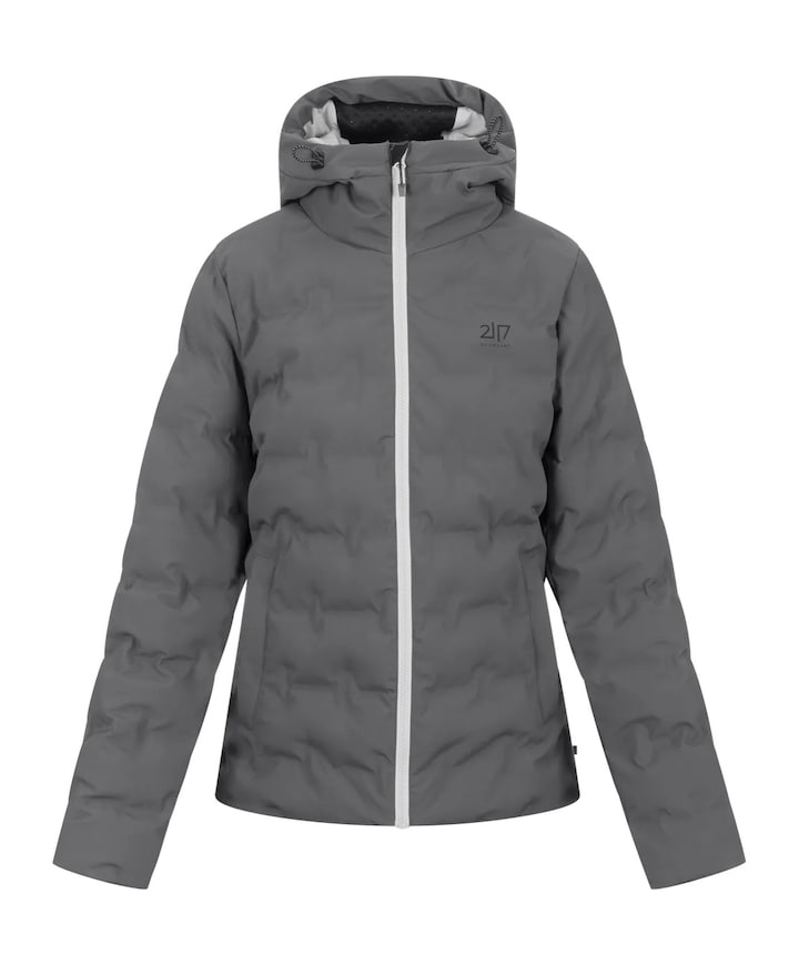 Dames ski-jas grijs