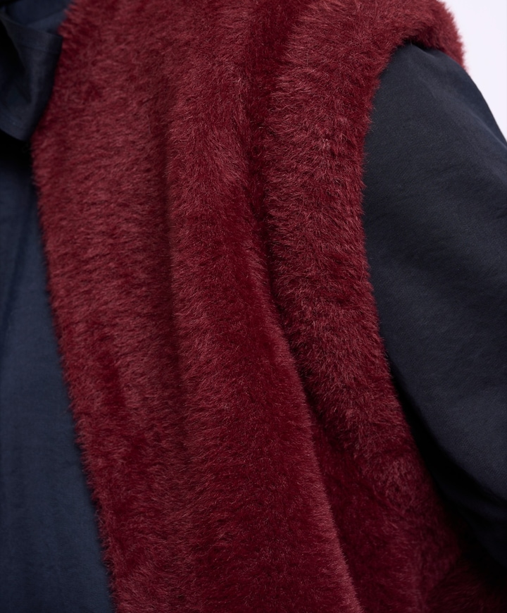 Dames gilet rood