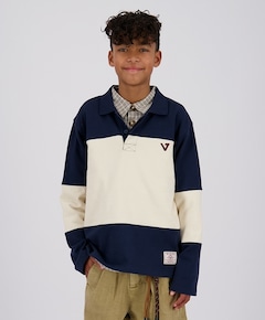 Jongens polo blauw
