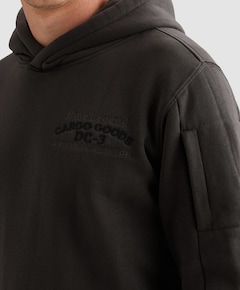 Heren hoodie zwart